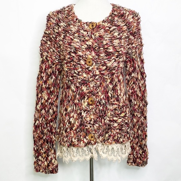 HWR Monogram for Anthropologie Cardigan (M) - Picture 2 of 12